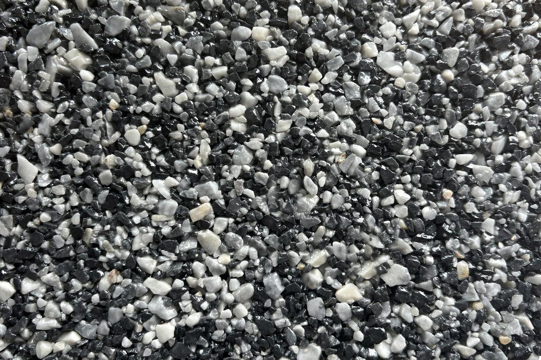 bema PU - Asphalt® - Draingranulat Palazzo - 100 kg Mischung - PU - Asphalt Shop