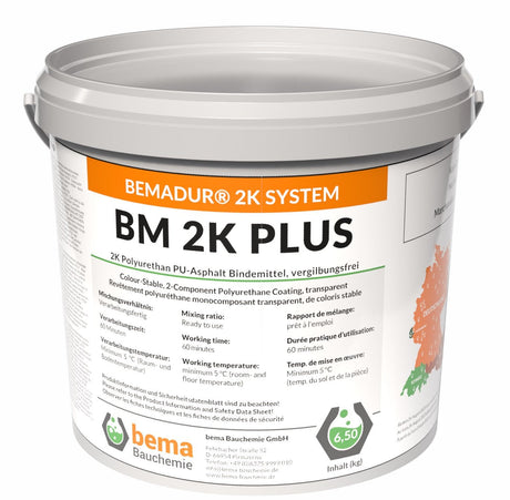 bema PU-Asphalt® - BEMADUR® 2K PLUS - 7,50 kg Gebinde - PU-Asphalt Shop