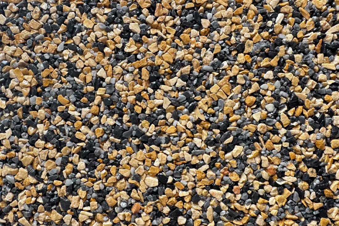 bema PU - Asphalt® - Draingranulat Huka Falls 2/4 mm - 100 kg Mischung - PU - Asphalt Shop